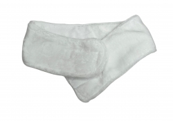 Пов'язка косметологічна (махра полірована на липучці) Білий