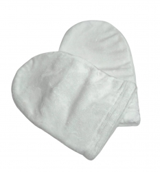 Рукавички махрові для парафінотерапії поліровані Білі