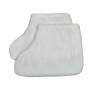 Terry socks for paraffin therapy polished White